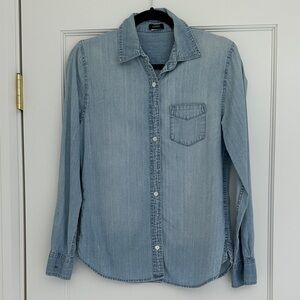 J. Crew Chambray Button-Down Shirt